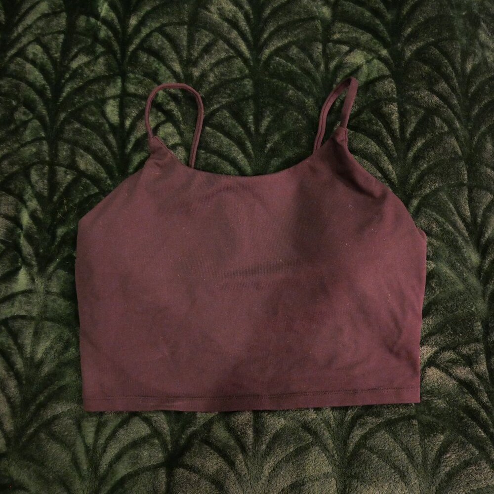 Black Athletic Top Padded